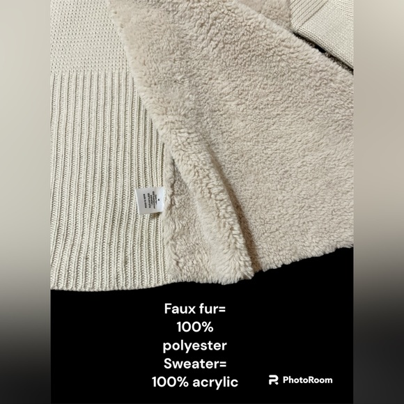 cut25 by Yigal Azrouel Shawl Cardigan.        Faux Fur - Picture 10 of 10